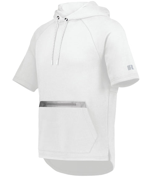 Russell Athletic Legend Short Sleeve Tech Fleece Hoodie